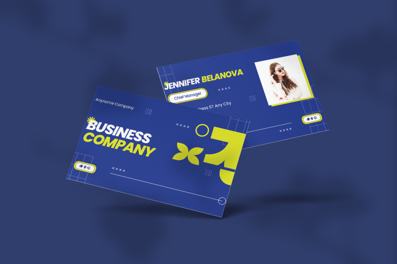 geometrical-business-card
