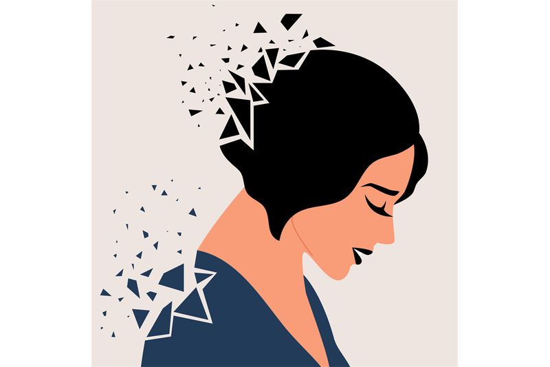 vector-illustration-of-a-sad-woman-broken-into-many-fragments-which-sh