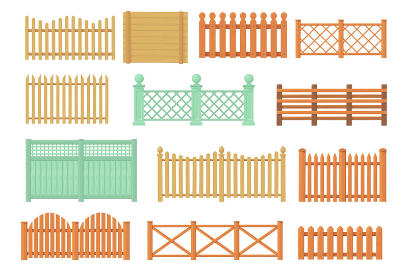 wooden-fencing-cartoon-fences-wood-bars-materials-farm-or-ranch-pali