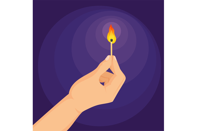 hand-holding-match-fingers-hold-glowing-matchstick-with-burning-flame