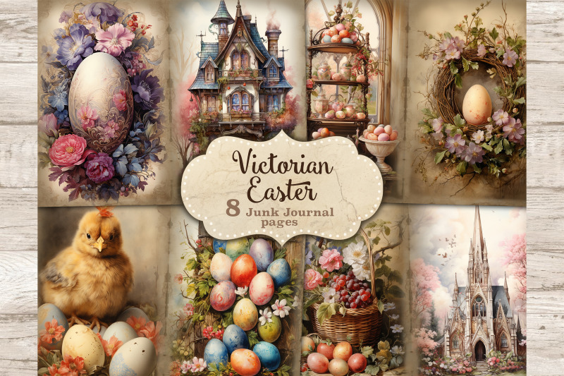 easter-junk-journal-pages-victorian-ephemera