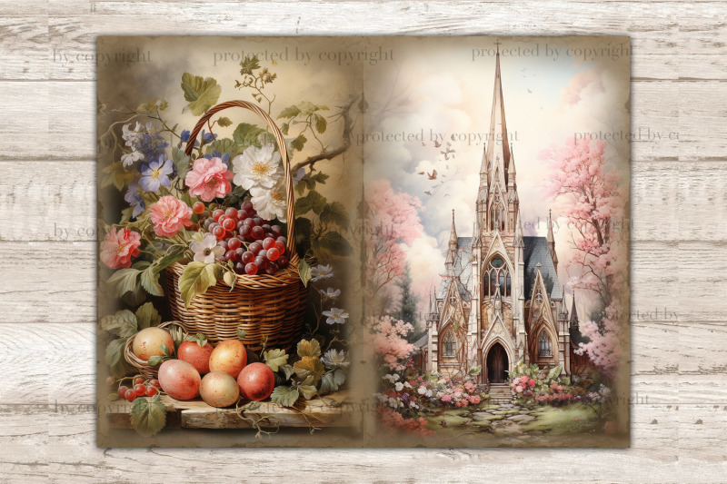 easter-junk-journal-pages-victorian-ephemera