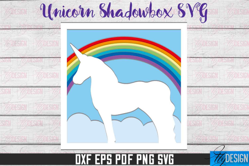 unicorn-shadowbox-svg-paper-cut-files-paper-unicorn-svg-design