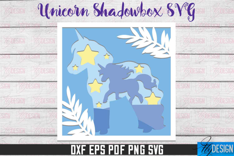 unicorn-shadowbox-svg-paper-cut-files-paper-unicorn-svg-design