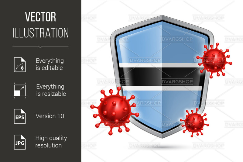 shield-icon-of-botswana