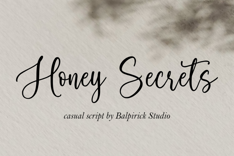 honey-secrets-font