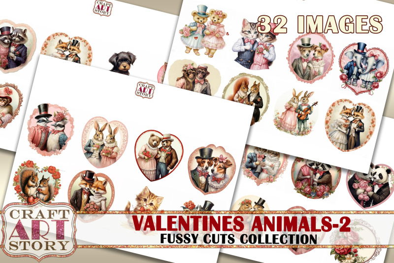 valentine-animals-2-stickers-set-fussy-cuts-valentines