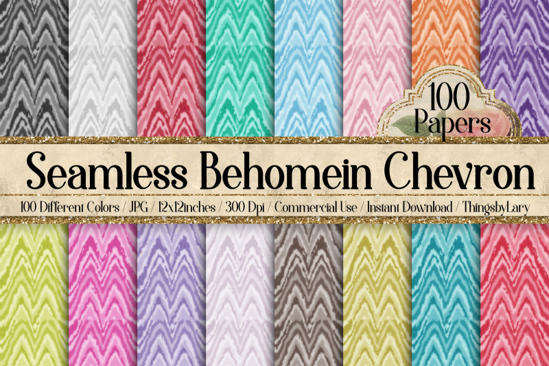 100-seamless-bohemian-chevron-digital-papers