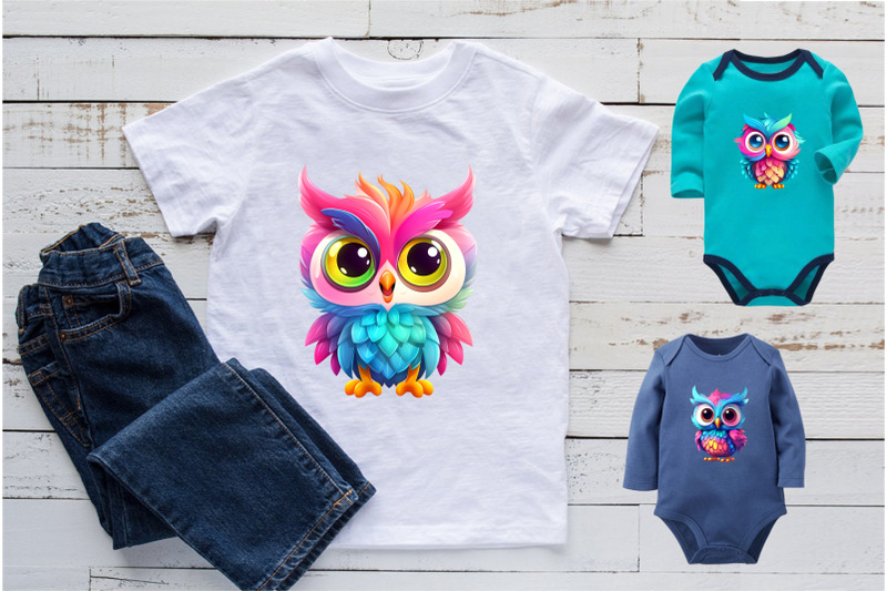cute-rainbow-owls-tshirt-sticker