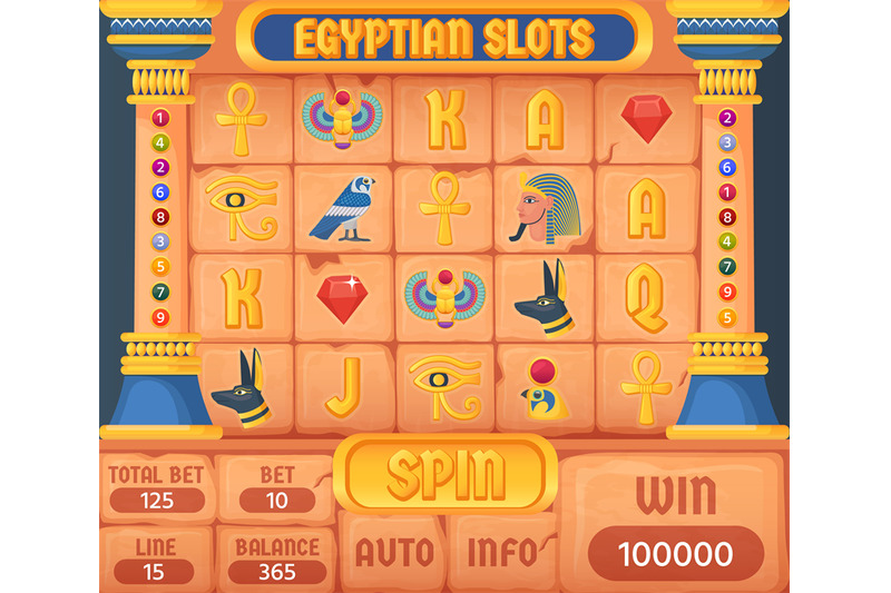 egyptian-slots-game-casino-slot-frame-in-ancient-egypt-civilization-s