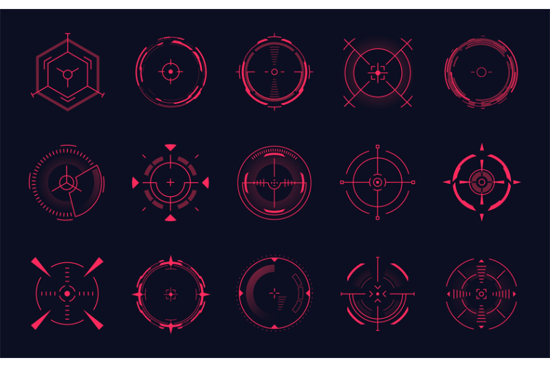 red-dot-sights-weapon-aim-hud-crosshairs-sniper-accuracy-circle-goal
