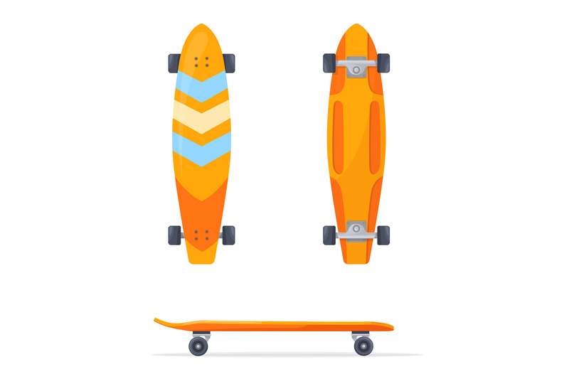 skateboard-deck-skate-board-top-side-view-isolated-longboard-shape-t