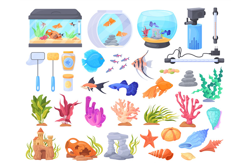 aquarium-equipment-aquaristic-elements-underwater-decorations-for-fi