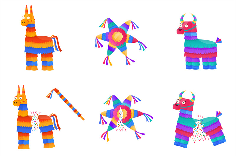 broken-pinata-cartoon-pinatas-mexican-handcrafted-paper-toys-stick-h