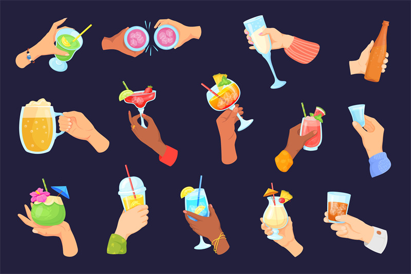 hands-holding-cocktails-hand-hold-alcohol-drinks-beverages-for-birthd