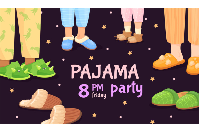pajama-party-sleepover-invite-for-kids-holiday-birthday-night-child