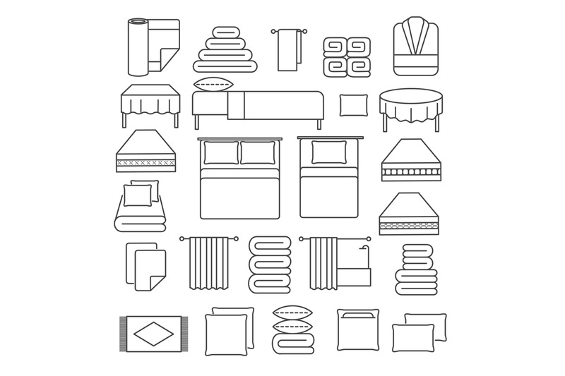 home-textile-icons