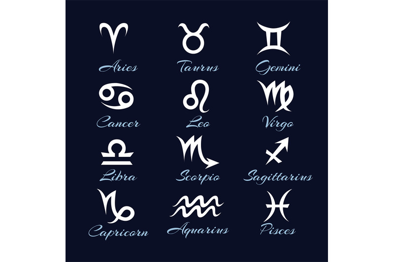 astrological-glyphs-collection