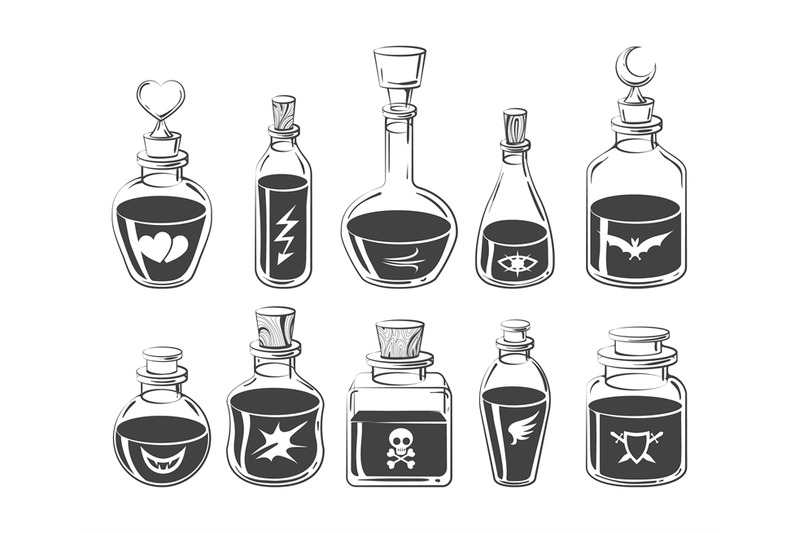 potion-bottles-drawings