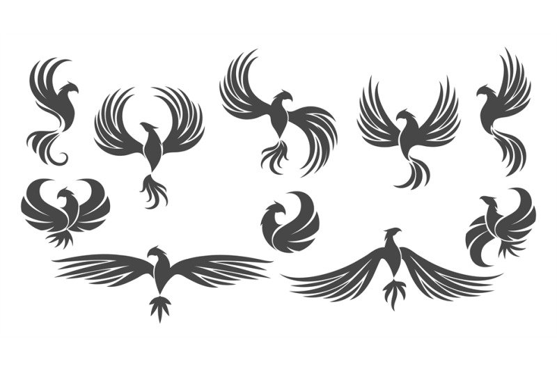 heraldic-phoenix-set