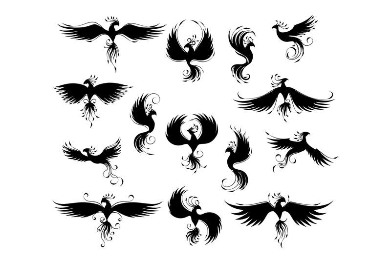 phoenix-black-silhouettes