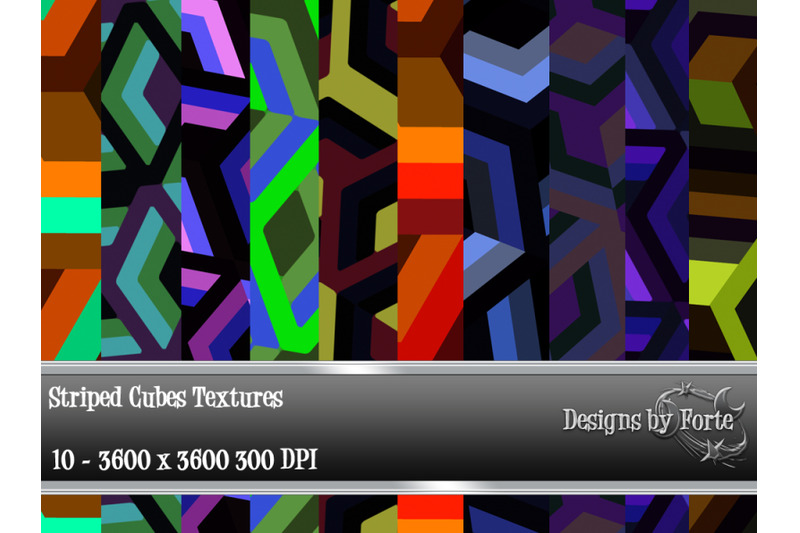 striped-cube-textures