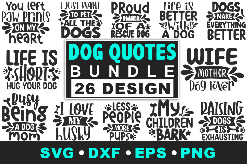 dog-quotes-svg-bundle