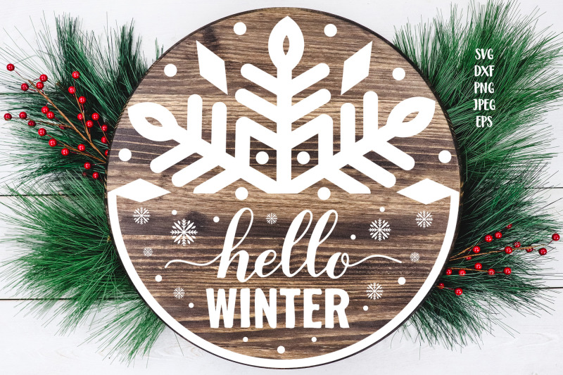 hello-winter-svg-winter-decorations-round-door-sign