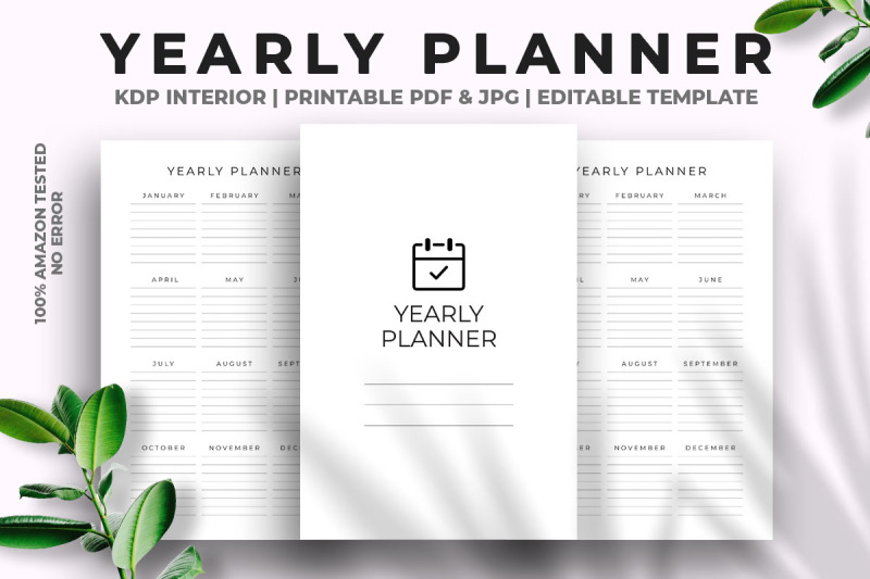 yearly-planner-kdp-interior