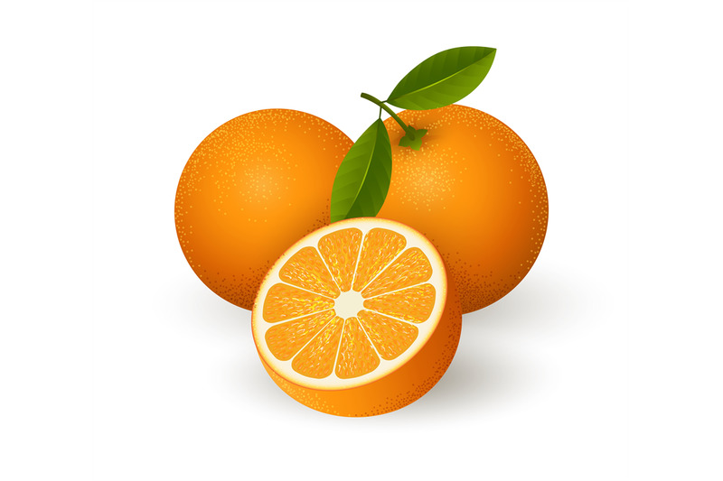 realistic-orange-fruits
