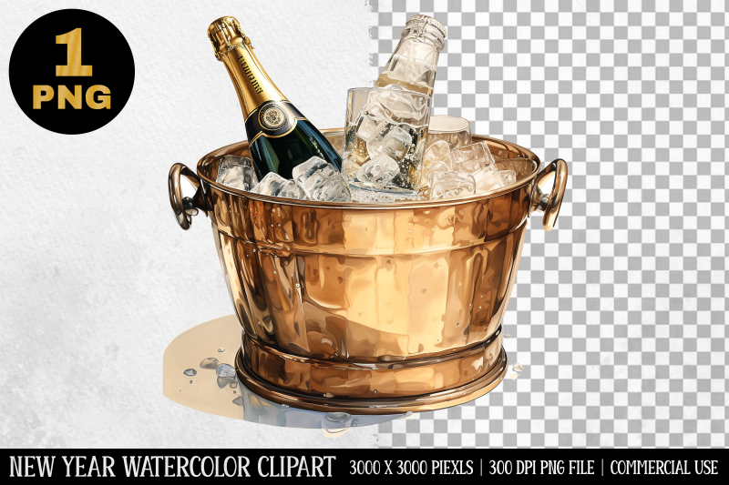 watercolor-champagne-glass-clipart-new-year-clipart