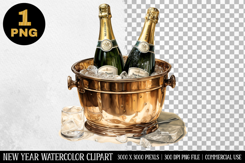 watercolor-champagne-glass-clipart-new-year-clipart