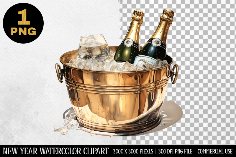 watercolor-champagne-glass-clipart-new-year-clipart