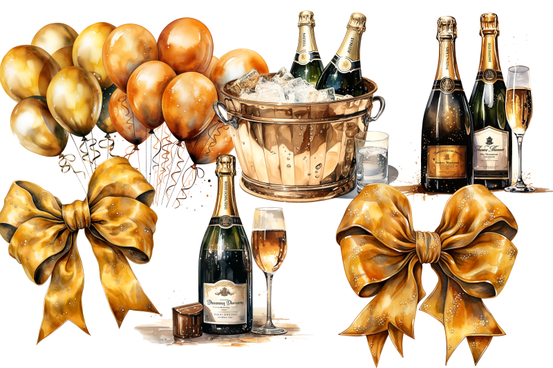 watercolor-gold-amp-black-clipart-bundle-new-year-clipart