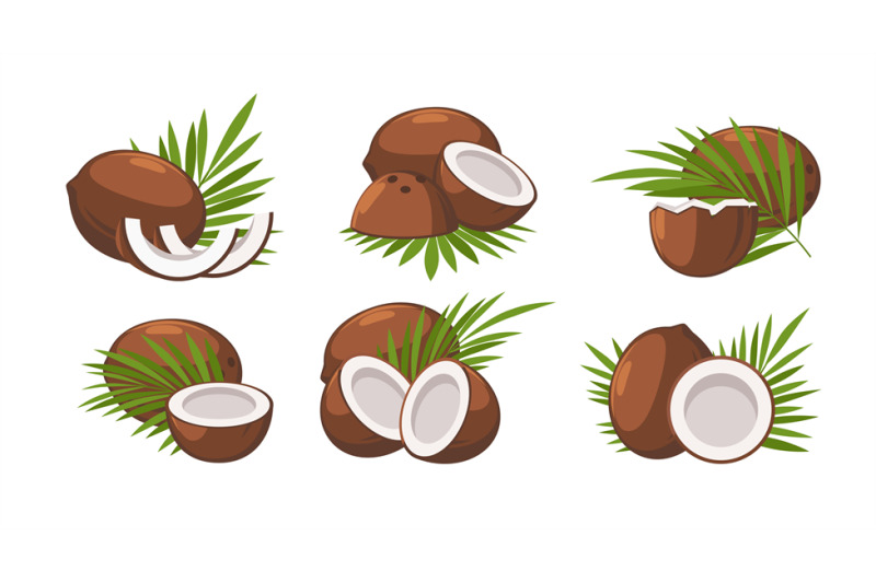 cartoon-coconuts-icons