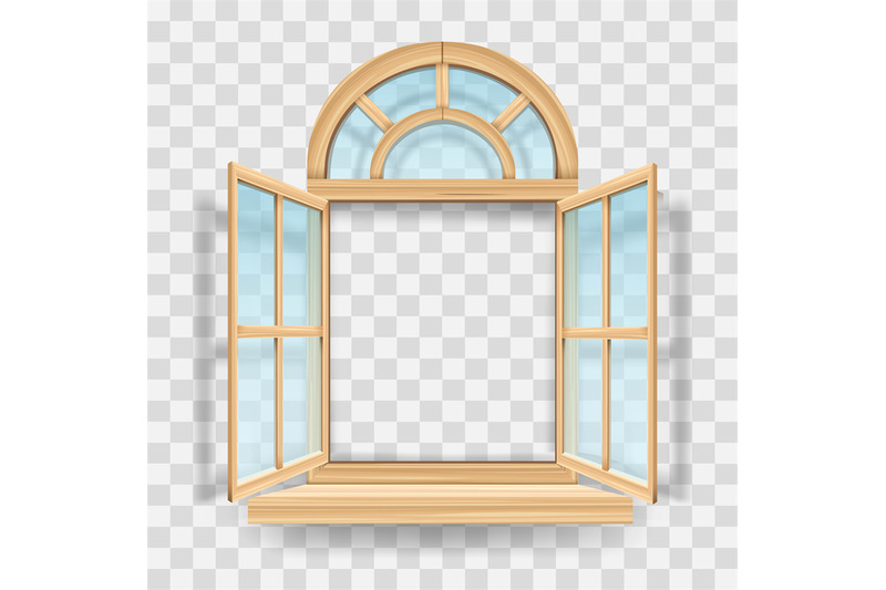 rustic-window-on-transparent-background