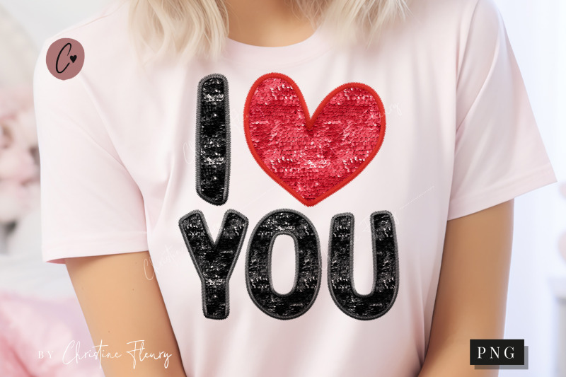 i-love-you-sparkly-faux-sequins-png