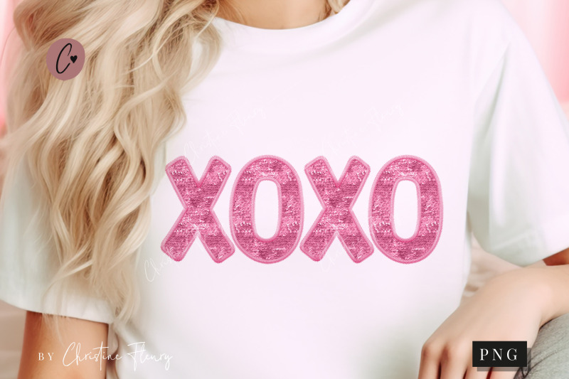 pink-xoxo-sparkly-faux-sequins-valentine