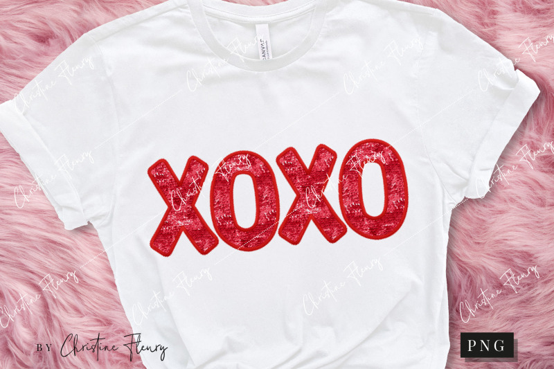 red-xoxo-sparkly-faux-sequins-valentines