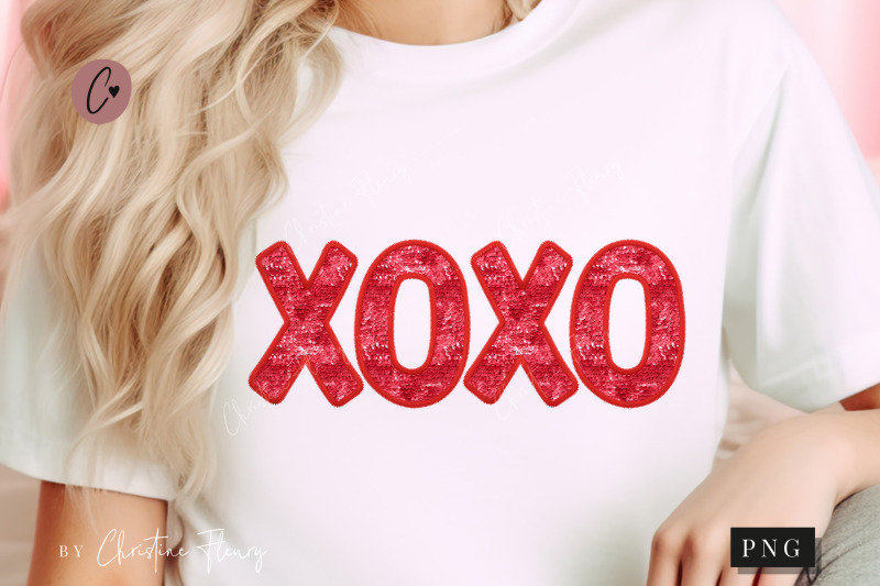 red-xoxo-sparkly-faux-sequins-valentines