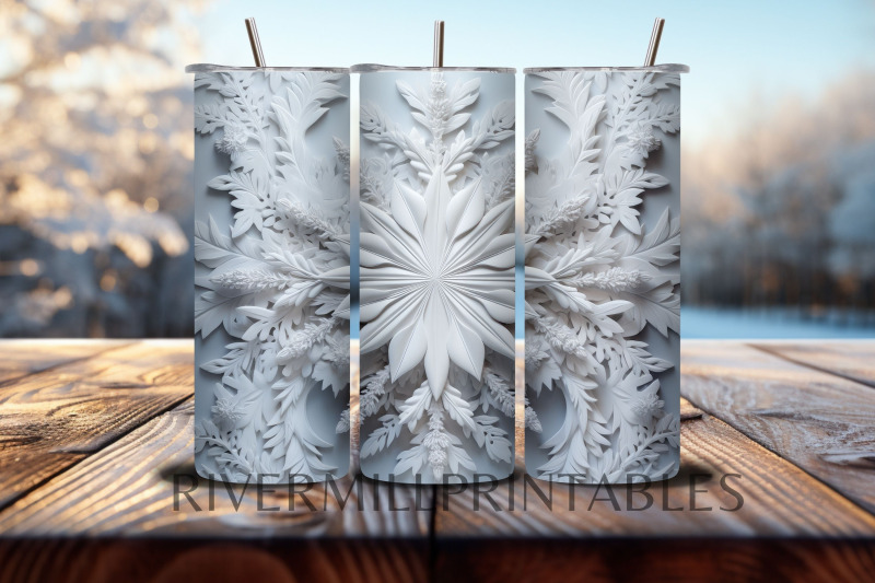3d-snowflake-20-oz-tumbler-wrap-png