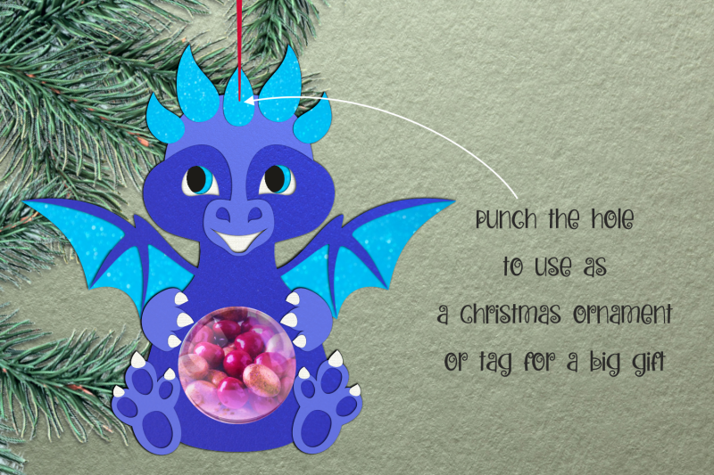 cute-dragon-candy-dome-christmas-ornament-paper-craft-template-s