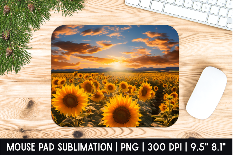 sunflowers-mouse-pad-sublimation-designs-mousepad