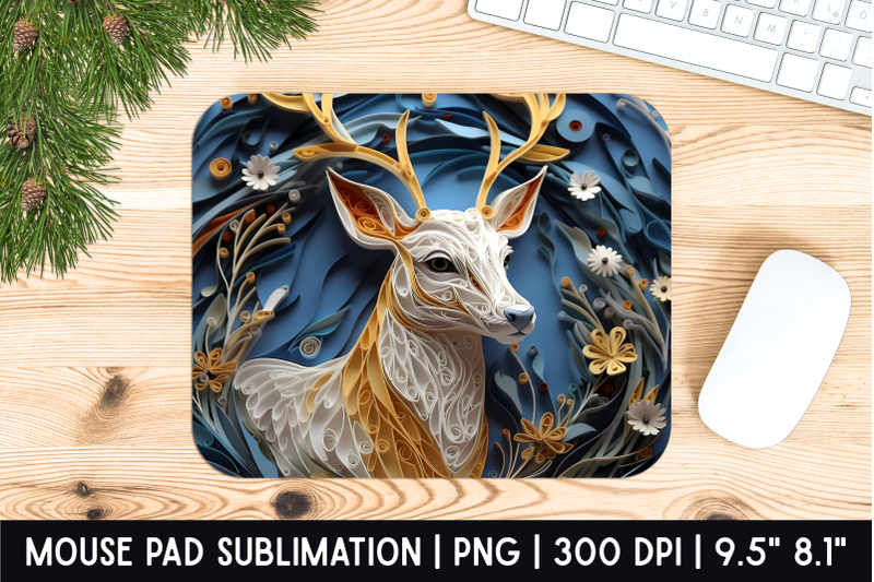 deer-mouse-pad-sublimation-designs-mousepad