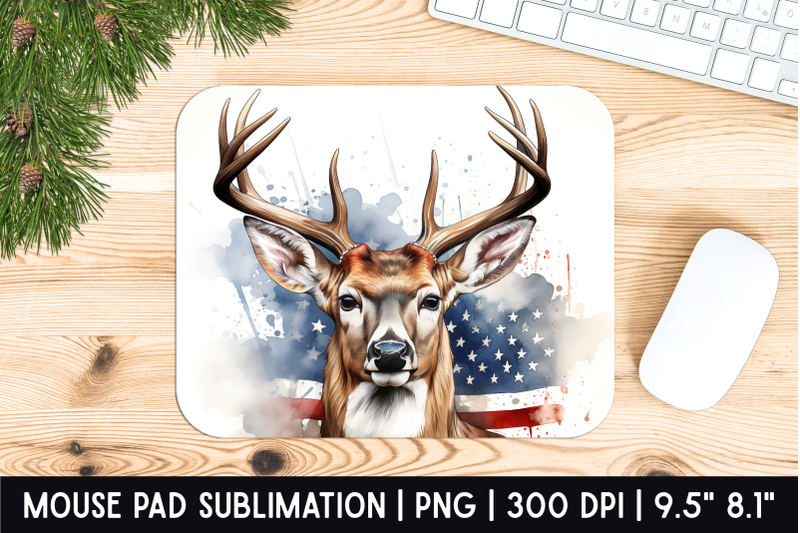 usa-deer-mouse-pad-sublimation-designs-mousepad