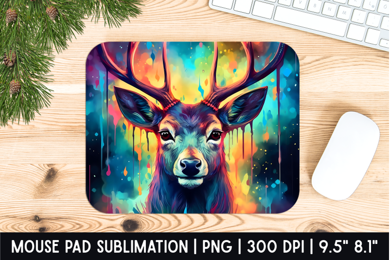 deer-mouse-pad-sublimation-designs-mousepad