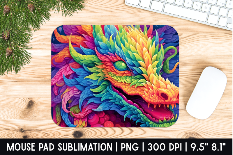 dragon-mouse-pad-sublimation-designs-mousepad