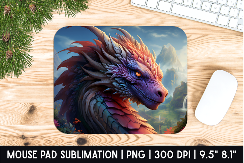 dragon-mouse-pad-sublimation-designs-mousepad