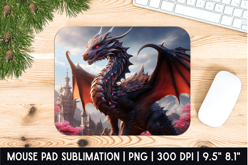 dragon-mouse-pad-sublimation-designs-mousepad