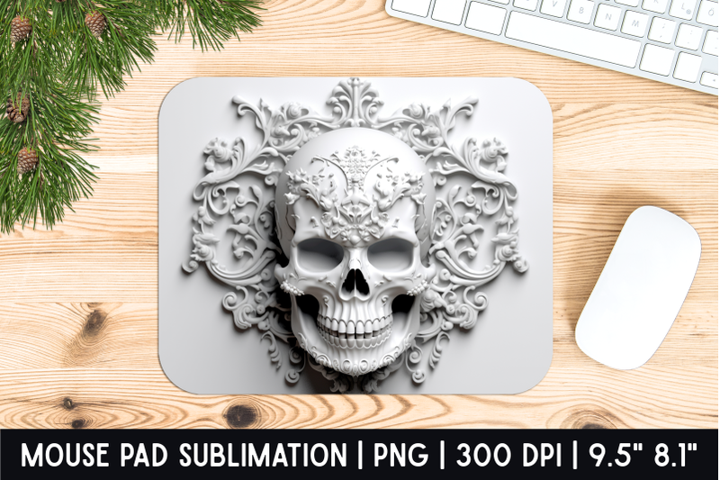 skull-mouse-pad-sublimation-designs-mousepad